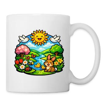 Jardin de Rêve Soleil - Mug blanc - blanc - Droite