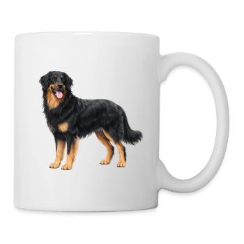 Realistischer Hovawart - Tasse - Weiß - Rechts