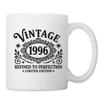 Vintage 1996 Refined To Perfection Birthday - Mug - white - Right