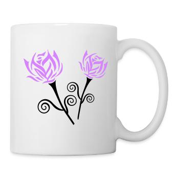 Roses - Mug blanc - blanc - Droite