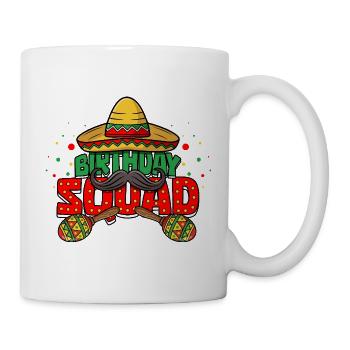 Geburtstagsgruppe Cinco De Mayo Mexican - Tasse - Weiß - Rechts
