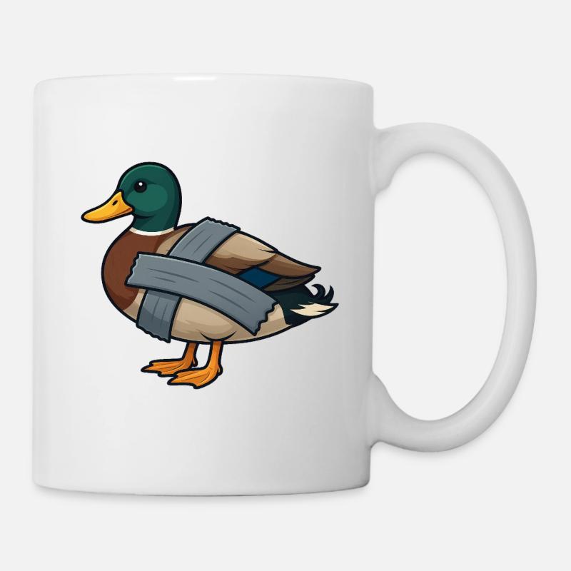 Ruban à canard - Mug blanc - blanc