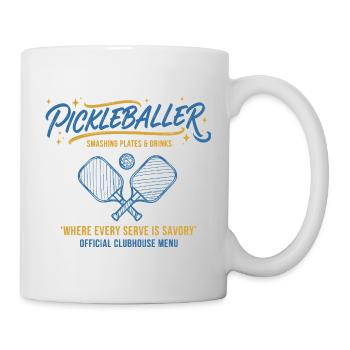 Pickleball Pickleballer Lustige Spielerliebe - Tasse - Weiß - Rechts