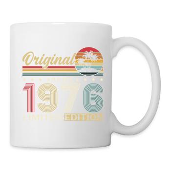 50th Birthday Gift Husband Original April 1976 - Mug - white - Right