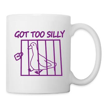 Cage à pigeons trop ridicule - Mug blanc - blanc - Droite