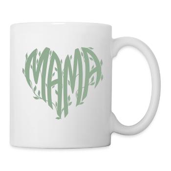 Mom Heart Nature Font - Mug - white - Right