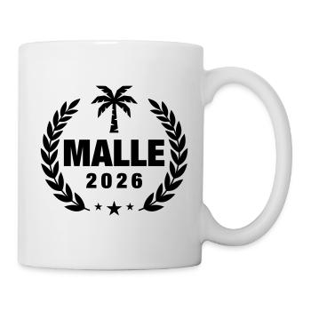 Palmier Malle 2026 - Mug blanc - blanc - Droite