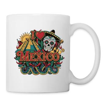 I Love Mexico Urlaub - Tasse - Weiß - Rechts