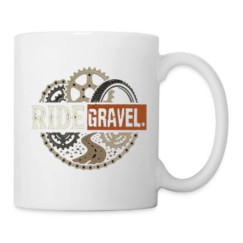 Ride Gravel Bike Offroad Bikepacking - Mug - white - Right