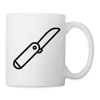 Schweizer Taschenmesser - Tasse - Weiß - Rechts