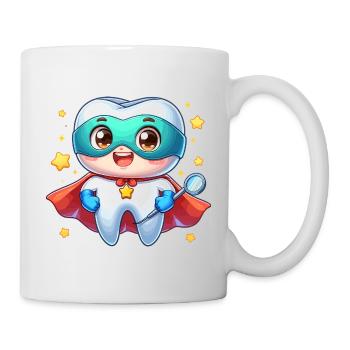Super-héros dentaire Dentiste Héros Héros dentaire - Mug blanc - blanc - Droite