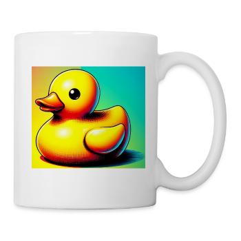 Ente Ente Ente Ente Ente - Tasse - Weiß - Rechts