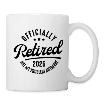 Retired 2026 | Funny gift for retirement - Mug - white - Right