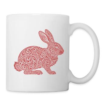 Lièvre - Mug blanc - blanc - Droite
