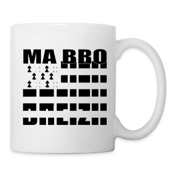 Ma Bro breizh - Mug blanc - blanc - Droite