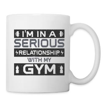 Biceps Biceps Workout Relationship With My Gym - Mug - white - Right