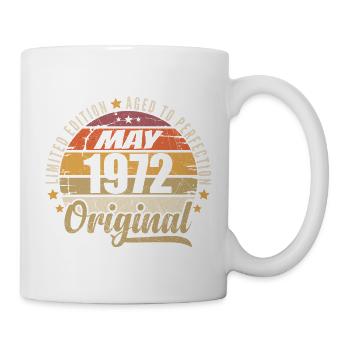 Vintage Design May 1972 Limited Edition May 1972 - Mug - white - Right
