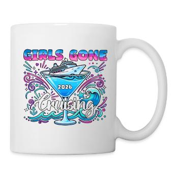 Girls Gone Cruising Family Vacation Trip Cruising - Mug - white - Right