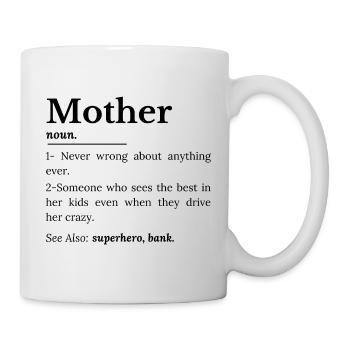mother definition - Mug - white - Right