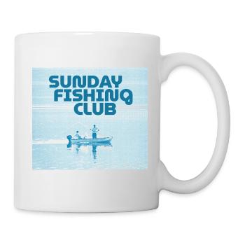 Club de pêche du dimanche - Mug blanc - blanc - Droite