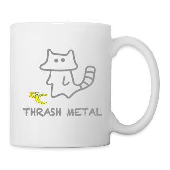 Cat Spirit Banana Thrash Metal - Mug - white - Right