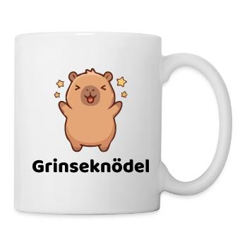 Grinseknödel - Tasse - Weiß - Rechts
