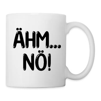 Euh, non, drôle de dire - Mug blanc - blanc - Droite