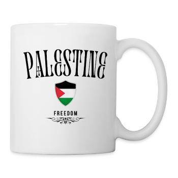 Drapeau de la Palestine, fierté palestinienne - Mug blanc - blanc - Droite