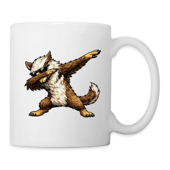 Dabbing Greif - Tasse - Weiß - Rechts