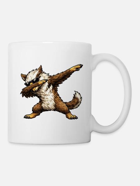 Dabbing Griffin - Mug - white