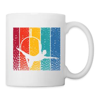 Aerialist Vintage Aerial Ring Lyra Air Ring - Mug - white - Right