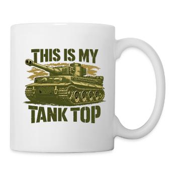 This Is My Tank Armor Military Joke - Mug - white - Right