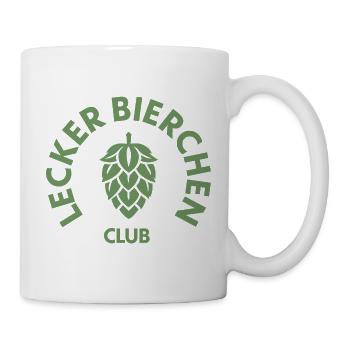 Lecker Bier - Lecker Bierchen Club - Festival  - Tasse - Weiß - Rechts
