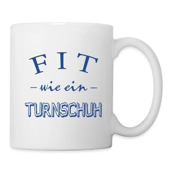 FIT wie ein Turnschuh - Tasse - Weiß - Rechts