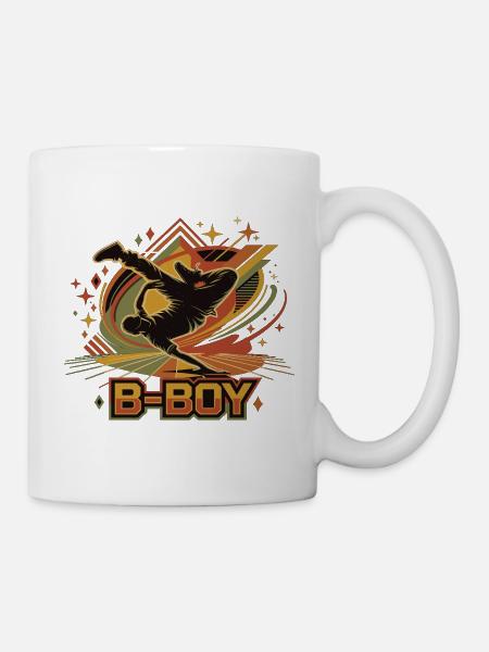 B-Boy Breakdance Hip Hop Streetstyle - Tasse - Weiß
