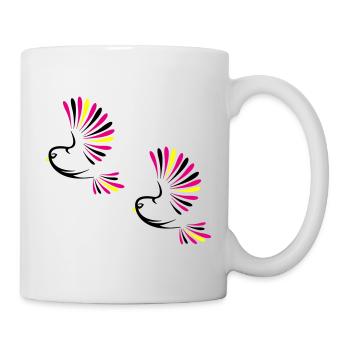 Vogel Bird - Mug blanc - blanc - Droite