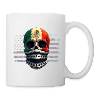 Mexiko Stolz & Heimat Mexikaner Mexico Flagge - Tasse - Weiß - Rechts