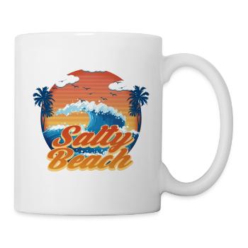 Salziger Strand - Tasse - Weiß - Rechts