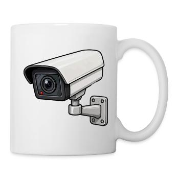 Security Camera Illustration - Mug - white - Right