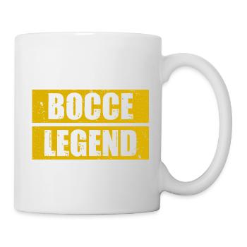 Bocce legend Petanque Boule player - Mug - white - Right