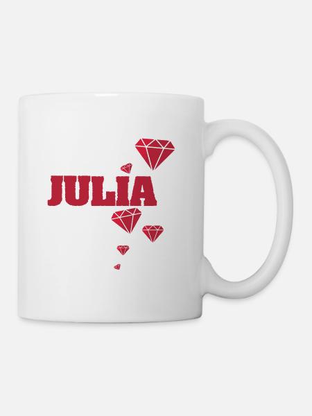 Geschenk für Julia - Tasse - Weiß