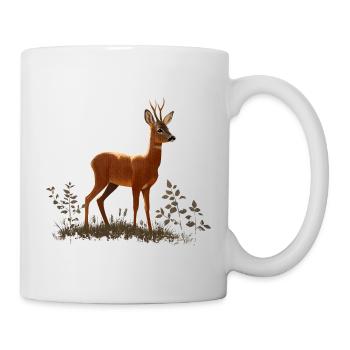Rehbock - Tasse - Weiß - Rechts