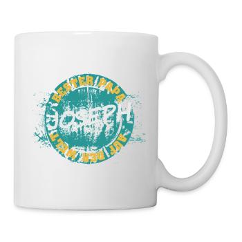 Joseph als Vater - Tasse - Weiß - Rechts