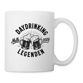 Malle 2026 Daydrinking Legends Mallorca 2026 - Mug - white - Right