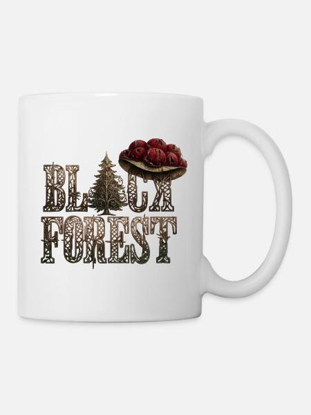 Black Forest - Tasse - Weiß