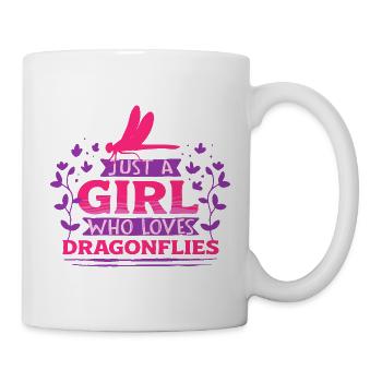 Libelle Libellen - Tasse - Weiß - Rechts