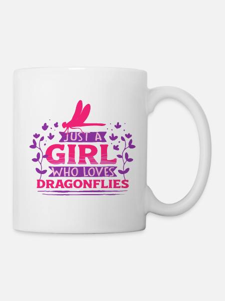 Libelle Libellen - Tasse - Weiß