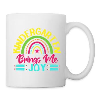 Maître de maternelle m’apporte de la joie Maître de maternelle - Mug blanc - blanc - Droite