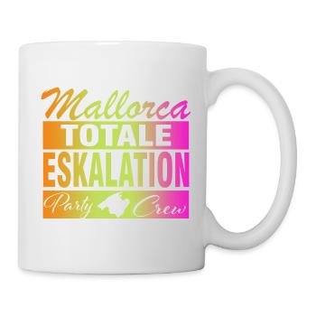 Mallorca, Eskalation - Tasse - Weiß - Rechts
