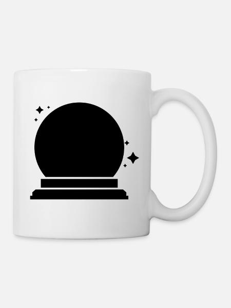 Kristallkugel - Tasse - Weiß